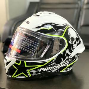 Casque de moto intégral DFG Aura, best-seller en Amérique, ABS haute résistance, anti-rayures, double visière en PC, homologué DOT, toutes saisons - Product Image 2