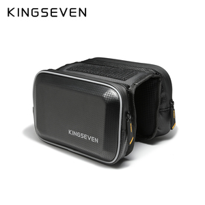 Непромокаемая велосипедная сумка KINGSEVEN для горного велосипеда, чехол для телефона с чувствительным сенсорным экраном, Аксессуары для велосипеда - Product Image 5