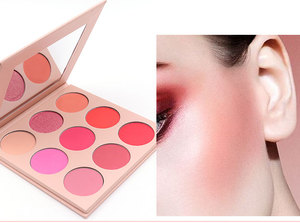 Chất lượng cao Tùy chỉnh màu sắc tự nhiên trang điểm Blush Palette lâu dài bột khoáng cho khuôn mặt lung linh kết thúc cho sử dụng hàng ngày - Product Image 5