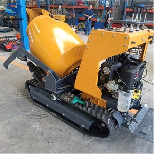 300 л Мини-гусеничный самовыгружаемый портативный автоматический гусеничный Бетономешалка - Product Image 6