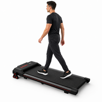 Tapis de marche manuel inclinable avec réglage détachable pour améliorer les performances, tapis de course silencieux à placer sous le bureau, idéal pour l'exercice à domicile