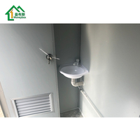 Cabine de douche de camping modulaire, en plastique, portable, pour l'extérieur, idéale pour site de Construction