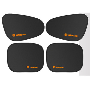 Xiandao Car Sunshade Side <b>Window</b> Black Vinyl Static Block Double Layer Heat Insulation <b>Privacy</b> Curtain For Car <b>Window</b> - Product Image 1