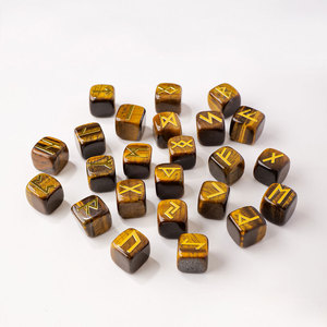 Juego <span class=keywords><strong>de</strong></span> cubos <span class=keywords><strong>de</strong></span> cristal natural al por mayor <span class=keywords><strong>de</strong></span> 24 piezas runa cuadrada pulida piedra áspera Chakra energía curativa para regalos <span class=keywords><strong>de</strong></span> decoración - Product Image 4
