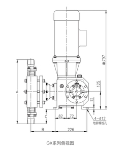 Bombas Dosificadoras de Diafragma Mecánico Serie GW GS para Tratamiento de Agua Industrial a Baja Presión para Ósmosis Inversa - Product Image 3