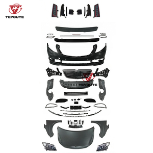 Kit carrosserie modifié TEYOUTE, pare-chocs, capot, phares, feux arrière pour <span class=keywords><strong>Mercedes</strong></span> Vito <span class=keywords><strong>Viano</strong></span> 06-15, kit de lifting, mise à niveau vers 23 Maybach - Product Image 4