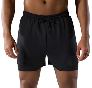 Short <span class=keywords><strong>de</strong></span> <span class=keywords><strong>bain</strong></span> pour <span class=keywords><strong>homme</strong></span> adulte Nouveau style court anti-embarras Double couche Coupe ample Short <span class=keywords><strong>de</strong></span> <span class=keywords><strong>bain</strong></span> à séchage rapide Grande taille pour l'été - Product Image 6