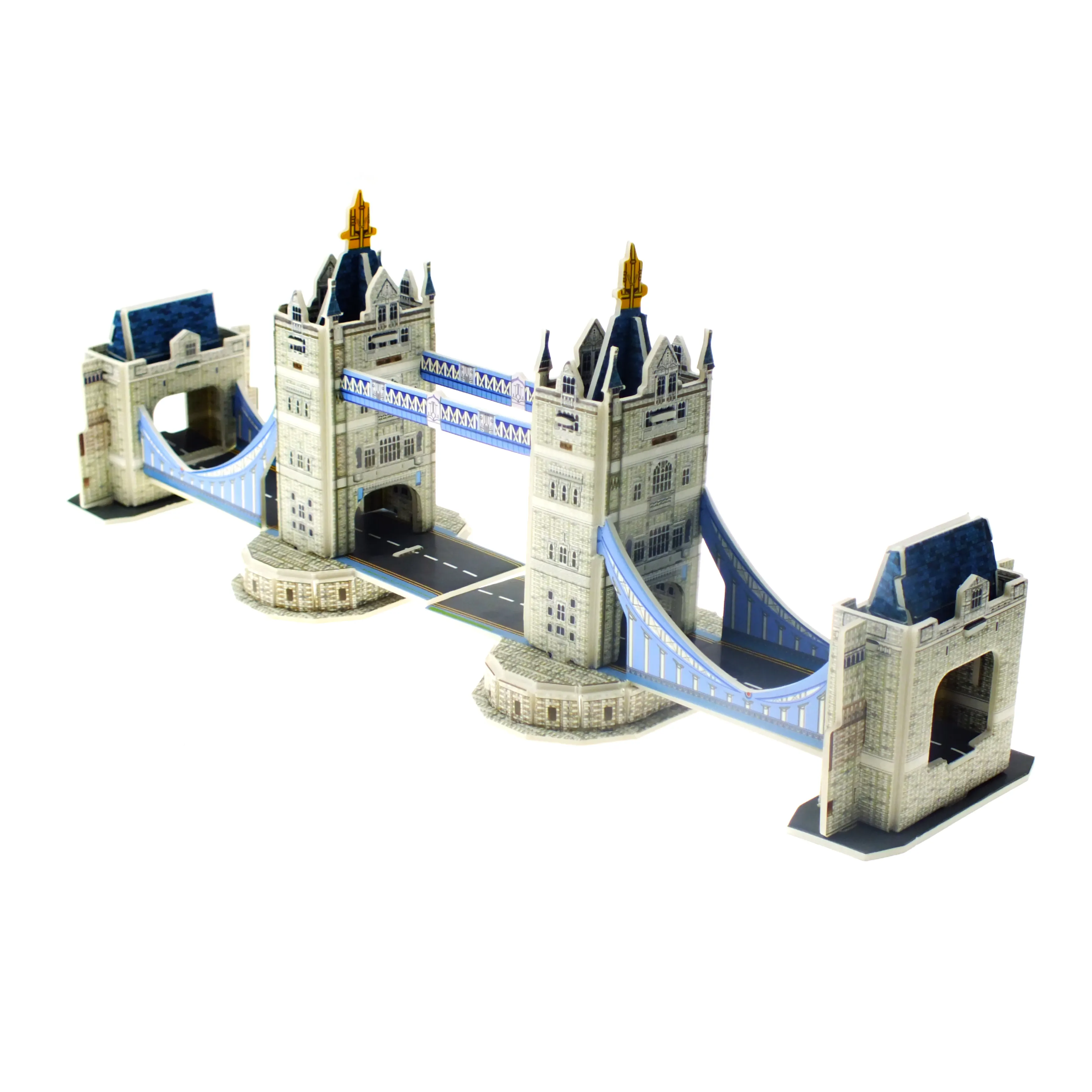 Land Mark London Bridge Custom Hand Made 3D Paper Puzzle Building Model Jigsaw Puzzle
