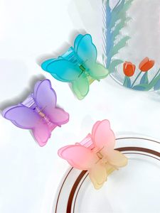 Pinzas de Pelo con Forma de Mariposa de 7 cm, Estilo Coreano, Acabado Mate Premium para Mujeres, Venta al por Mayor - Product Image 2