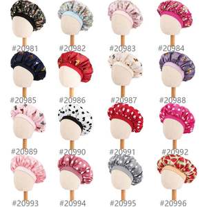 Lovely New Kids Girls Baby Beanie Slouch Satén Gorros para dormir Gorros suaves Gorro de satén de seda - Product Image 2