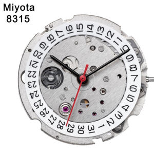 Remises sur les achats en gros disponibles - Mouvement de montre automatique mécanique Miyota 8315 d'origine japonaise, en alliage, finition argentée - Product Image 1