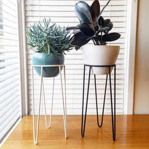 Support noir <span class=keywords><strong>de</strong></span> plantes artificielles, pour fleurs, support <span class=keywords><strong>de</strong></span> plantes modernes en métal, épingles à cheveux, jambes, support <span class=keywords><strong>de</strong></span> Pot <span class=keywords><strong>de</strong></span> fleurs en fil <span class=keywords><strong>de</strong></span> fer d'intérieur - Product Image 6