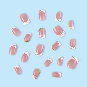 24 Uñas Postizas Cortas Cuadradas de la Marca Pure Desire, Uñas Artificiales para Salón de Belleza - Product Image 4