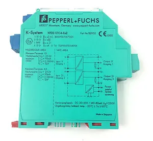 Fonte de alimentação inteligente KFD2-STC5-Ex2 de transmissor P+F, barreira isolada de 2 canais (fonte 24 V DC) totalmente nova