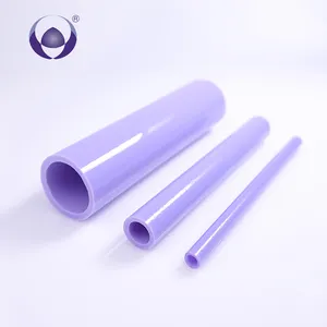 Tyglass Brand Good Quality Blue Color Borosilicate Tube Glass Lead Free Blowing Cut Glass Tubes In China