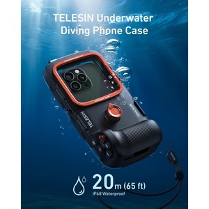 Étui de té<span class=keywords><strong>l</strong></span>éphone sous-marin TELESIN, boîtier étanche pour la plongée, poignée pour photos et vidéos, compatible avec <span class=keywords><strong>iPhone</strong></span> 7-17 Pro/Pro Max/Plus/Mini - Product Image 2