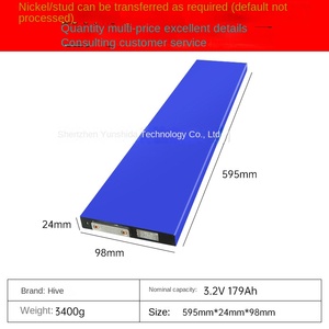 Svolt mới 3.2V 179ah lưỡi Pin lăng trụ Lithium ion cho bốn bánh năng lượng quang điện lưu trữ Ba tế bào năng lượng - Product Image 2