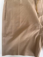 Shorts de sport pour hommes, sublimés, en spandex/polyester, respirants, à séchage rapide, taille élastique, logo sur la jambe gauche, poches