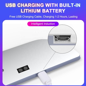 PEL 맞춤형 LED 자동차 도어 실링 라이트, 충전식 USB 전원 무빙 웰컴 라이트, 배선 불필요 - Product Image 6