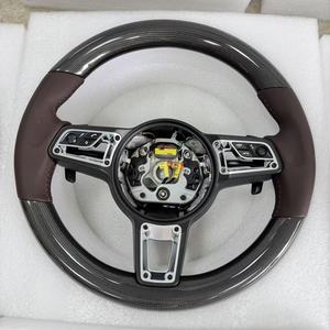 Volante de Fibra de Carbono Personalizado de Alta Calidad para <span class=keywords><strong>Porsche</strong></span> <span class=keywords><strong>918</strong></span> <span class=keywords><strong>Spyder</strong></span> <span class=keywords><strong>BOXSTER</strong></span> <span class=keywords><strong>Spyder</strong></span> 981 987 CARRERA GT México 980 Cayenne - Product Image 1