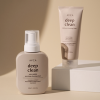 Mousse nettoyante pour les pores AVCA Micro Bubble 500ml, nettoyant visage coréen en profondeur, extraits végétaux, glycérine, BHA, doux