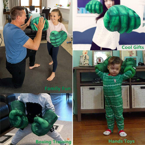 Juguetes de felpa suave para niños y niñas, disfraz de Cosplay, regalos de cumpleaños, <span class=keywords><strong>guantes</strong></span> de <span class=keywords><strong>boxeo</strong></span> de superhéroe - Product Image 6