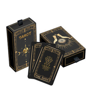 Cartes de jeux de société personnalisées en gros, papier bon marché/pvc/métal/feuille d'or, jeux en vrac, oraces, cartes de <span class=keywords><strong>tarot</strong></span>, impression avec guide - Product Image 1