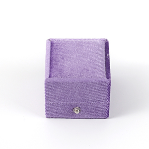 Boîtes à bijoux en velours FANXI pour l'emballage des bagues, avec ruban, boîtes cadeaux pour bijoux avec logo - Product Image 2