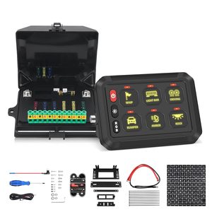 4X4 электронная релейная система управления коробкой водонепроницаемый универсальный предохранитель реле коробка с жгутом проводов - Product Image 3