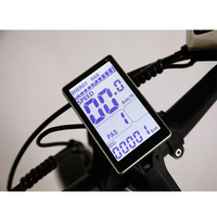 Écran LCD pour V8 20 pouces 500W, écran de connexion étanche avec prise USB pour vélo électrique