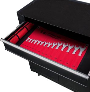 14-Piece Essential Metric Dual Purpose <strong>Combination</strong> <strong>Wrench</strong> Set in Roll-up Pouch, Metric Sizes 6mm - 19mm - Product Image 1