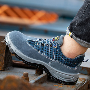 प्रकाश वाहक 917 औद्योगिक लुभावनी चमड़े के सुरक्षा जूते पुरुषों के निर्माण कार्य कार्यात्मक सुरक्षा और सुरक्षा कार्य जूते - Product Image 4