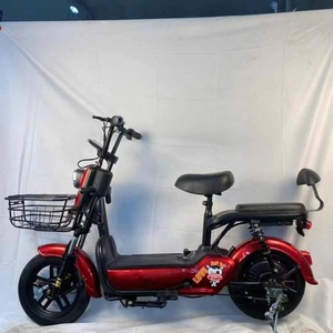 Vélo électrique 14 pouces 48V 12A 350W avec cadre en fibre de carbone, pneus de 20 pouces, 2 places, batterie au plomb-acide 48V 12A 350W - Product Image 3