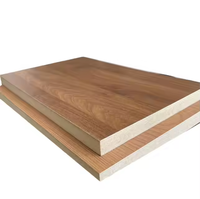 Panneaux MDF Mélaminés Couleur Grise 4mm Finition Mate pour Meubles, Face Mélaminée Blanche, Origine Arabie Saoudite