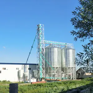 Silo de acero galvanizado para granos de trigo, silo de grano, precio