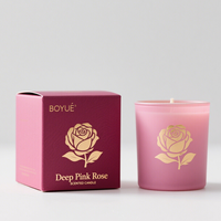 Boîte d'emballage pour bougies en matériaux recyclés imprimés sur mesure, gaufrage pour bougies parfumées en cire de soja, design pliable, logo personnalisé