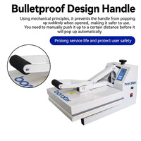 Máquina de Prensa de Calor Semiautomática B 44 de 40x40cm, Impresora Digital de Sublimación para Camisetas, Tazas, Platos, Equipo de Impresión por Transferencia de Calor