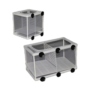 Boîte d'élevage de poissons d'aquarium, incubateur pour poissons bébés, filet d'isolement, incubateur pour aquarium, accessoires pour aquarium suspendu - Product Image 1