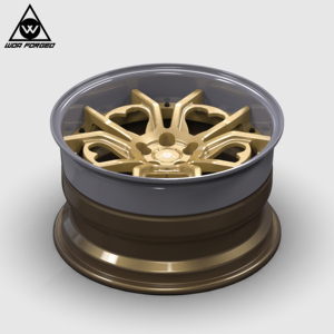 Ruote personalizzate per autovetture forgiate 3 pezzi cerchio ODM a forma di cuore in lega di alluminio su misura leggero 19 20 21 22 23 24 pollici cerchio - Product Image 5