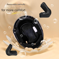 Casques de moto demi-coque à double visière pour scooter, casque de moto, casque de motocross