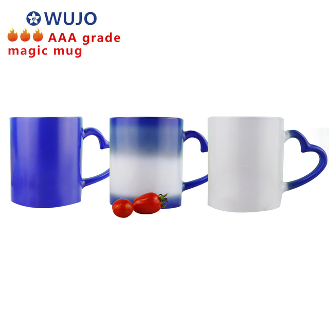 AAA Grade Blanks Sublimation Color Changing Mug 11oz Sublimation Magic Mug for Gifts