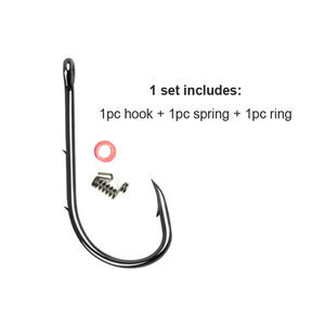 <span class=keywords><strong>Vente</strong></span> d'usine hameçon barbelé en acier au carbone solide crochet circulaire fixe appâts <span class=keywords><strong>de</strong></span> pêche aux crevettes vivantes ciblés pour la <span class=keywords><strong>carpe</strong></span> pour la pêche au leurre - Product Image 5