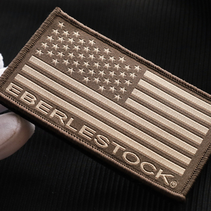 Tùy Chỉnh Dệt Vặn Chặt Vá Thêu Huy Hiệu Cờ Thêu Vá Trở Lại Với Móc Và Vòng Lặp Hoàn Hảo Cho Ngụy Trang Ba Lô Túi - Product Image 2