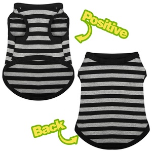 جودة عالية قطن تي شيرت ملابس الكلاب الموضة مخطط الطباعة الحديثة للربيع والصيف <span class=keywords><strong>XXS</strong></span> إلى 4XL الأحجام المتاحة - Product Image 5