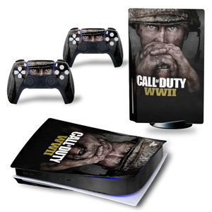 Protector de Vinilo para Consola <span class=keywords><strong>PS5</strong></span>, Calcomanía para Playstation 5 y 2 Fundas para Controles - Product Image 3