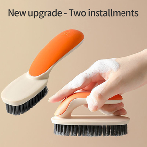 Sanga New Fashion Contrast Color Multifunctional Household Small Plastic <b>Soft</b> Laundry <b>Shoe</b> Sneaker Cloth Cleaning Brushes - Product Image 3