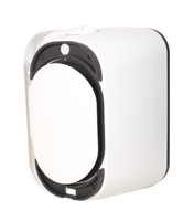 Haut-parleur mural V ABS avec sortie 40W 8ohm pour applications vocales et musicales dans un haut-parleur mural transparent