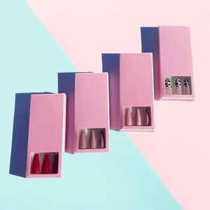 <span class=keywords><strong>Caja</strong></span> vacía de <span class=keywords><strong>brocas</strong></span> para uñas, adhesivo para Uñas postizas, a la moda, embalaje, paquete de regalo - Product Image 1