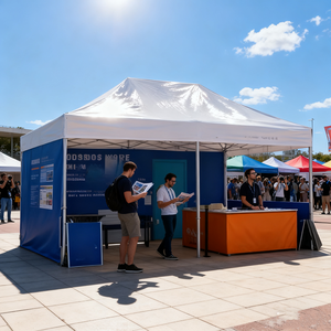 Sản xuất 10x10 ft thương mại tán với 40mm khung nhôm mạnh mẽ hoàn thành thời tiết UV kháng môi trường đòi hỏi - Product Image 4