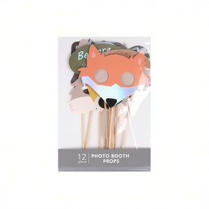 Accesorios para Cabina de Fotos, Juego de 12 Piezas, Máscaras de Animales, Accesorios para Fiestas - Product Image 2